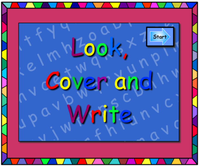 or -Look Cover Write