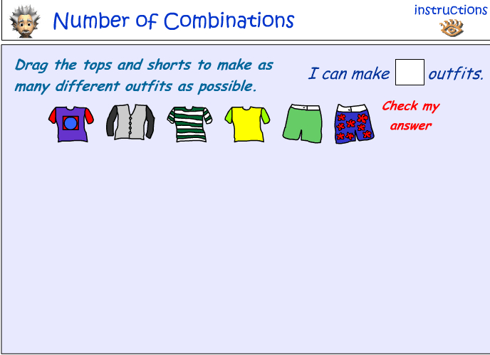 Identifying the number of combinations