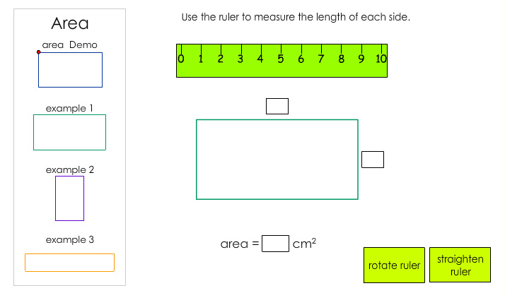 Calculating the area of squares and rectangles - Studyladder ...
