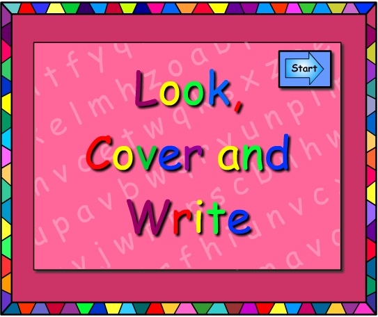 ou and ow -Look Cover Write