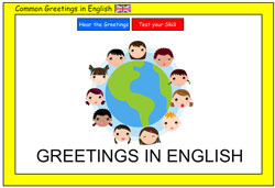 Greetings in English