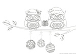 Christmas Owls (1 page)
