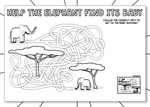 Help the Elephant Maze